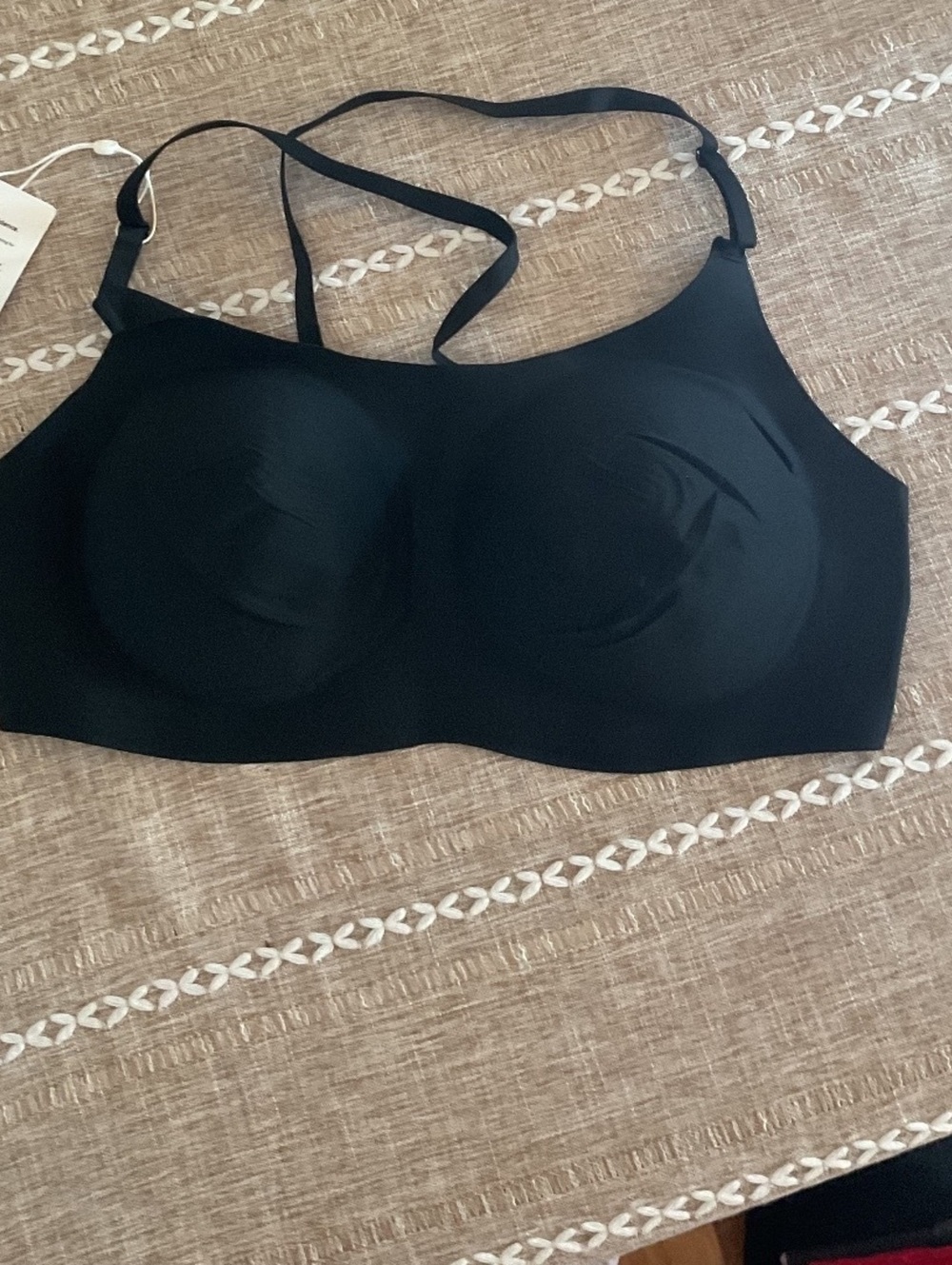 NWT Lot of 2 Comfelie Wireless Seamless Supportive Bras Size 2X Black